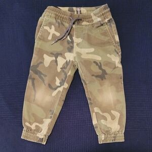 Volcom Green and Brown Camouflage Joggers